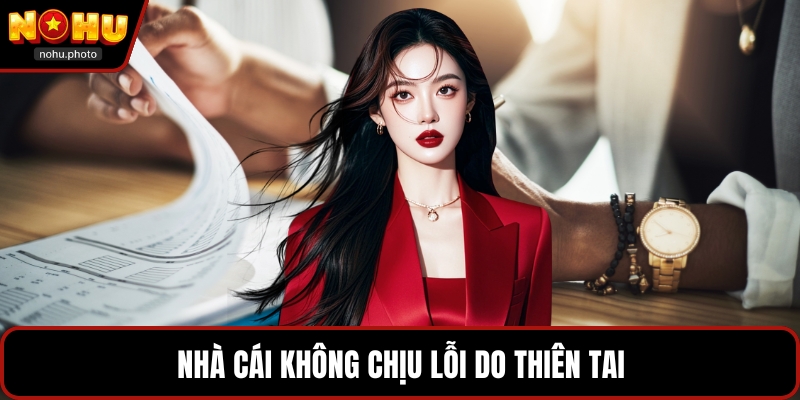 Nhà cái không chịu lỗi do thiên tai